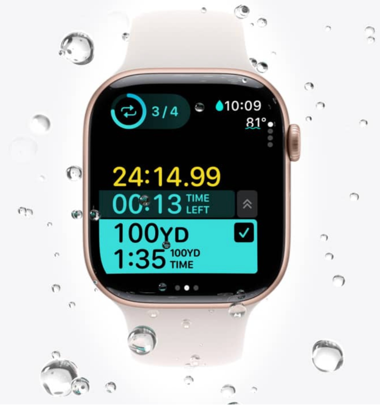 اپل واچ سری ۱۱ زیر آب